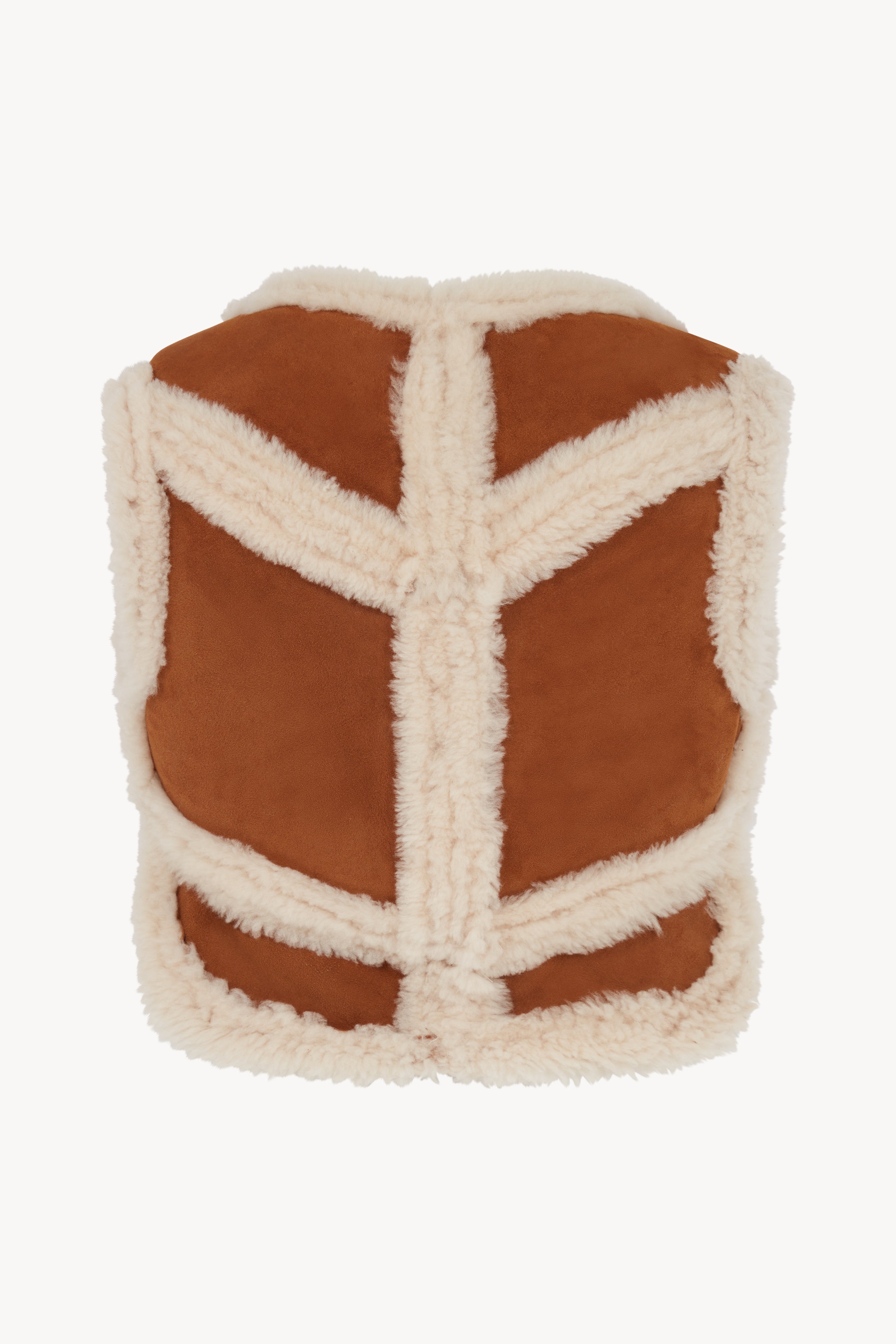 CROPPED SUEDE GILET