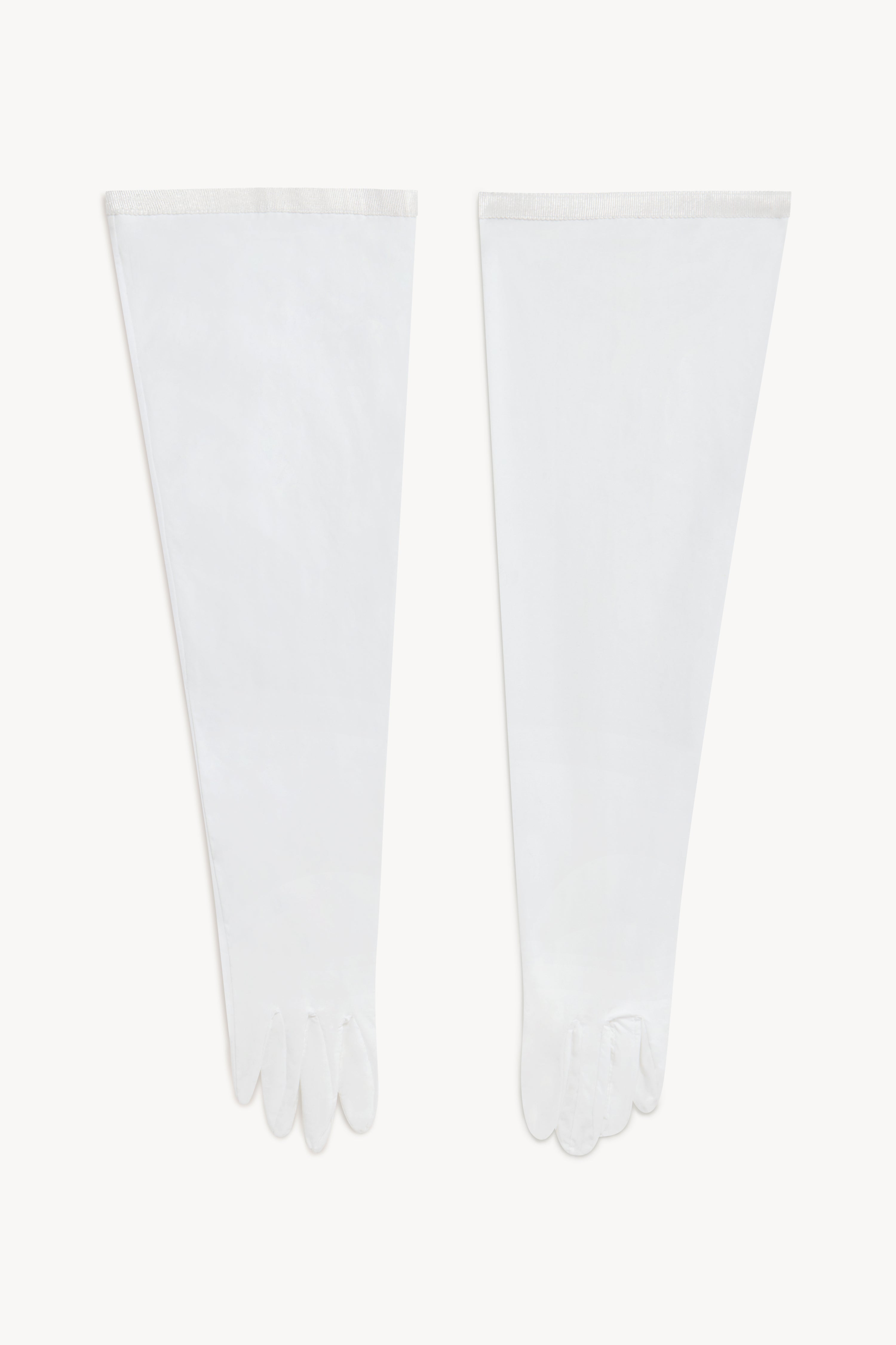 Bridal - Grosgrain Trim Gloves